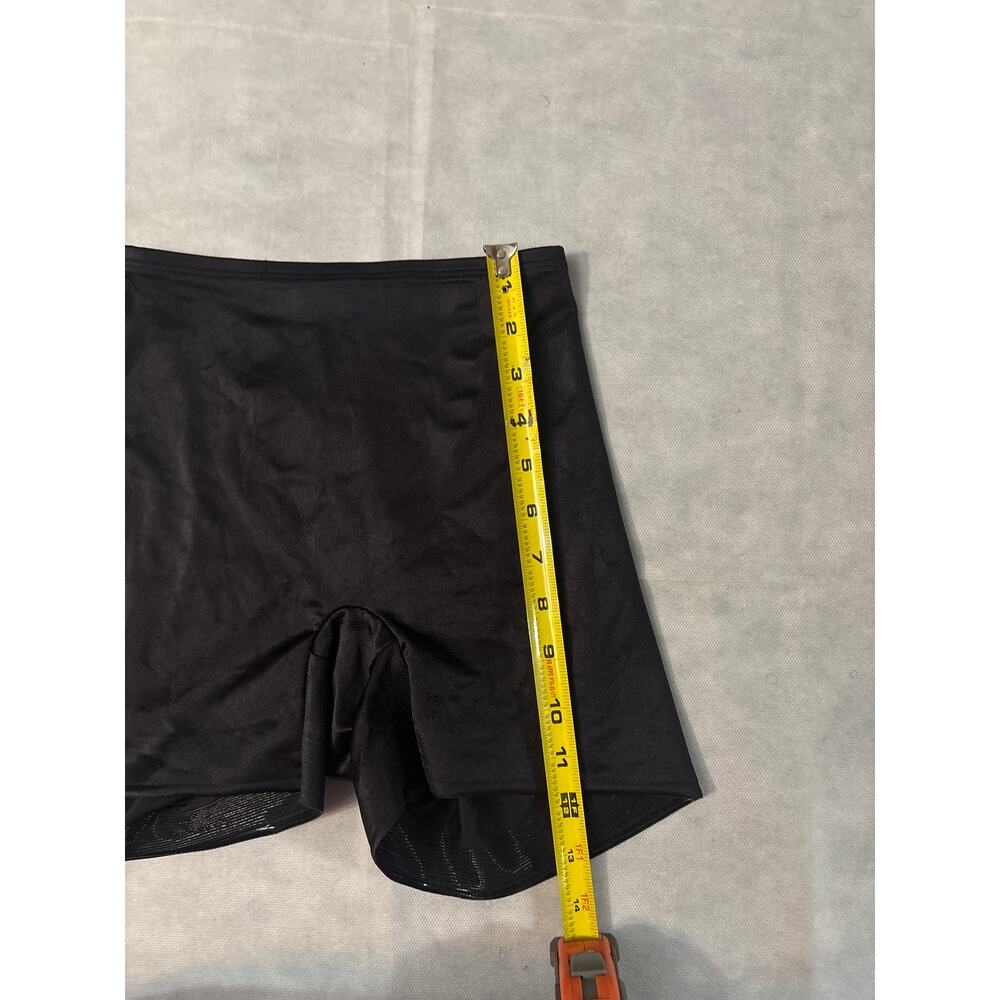 Cabernet Black Elastic Shapewear Slimming Shorts M PinUp Bodycon Film Noir Retro - Picture 8 of 8